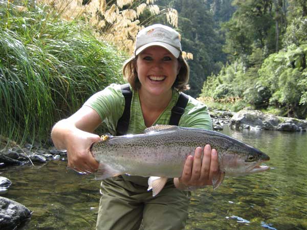 Trout Fishing - Lake Rotorua- New Zealand